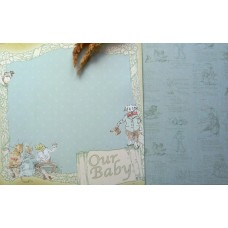 Бумага для скрапбукинга 2-сторонняя. 30.5*30.5 см