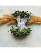 Тычинки двусторонние зеленые. 10 шт