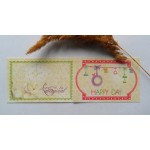 Карточки двусторонние. 9*6 см